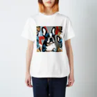 Artistic Allure EmporiumのCool French Bulldogs スタンダードTシャツ