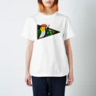 ムクのシロハラインコのビリヤード Regular Fit T-Shirt