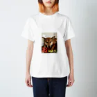 Yukio and Mako's shopの柴犬のあいさつTシャツ スタンダードTシャツ