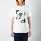 Pixel PeaceのRose　Monotone Regular Fit T-Shirt