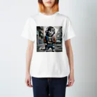 lacheのストリートキャット Regular Fit T-Shirt