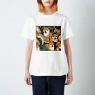 pinetreeの柴犬３ Regular Fit T-Shirt