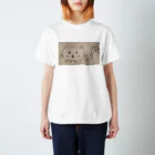 セブンスターイラストショップのしろいねこ スタンダードTシャツ