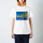 がぶちゃんのイタリアの港の風景 Regular Fit T-Shirt