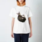 Emma y Linusのエマ　キジトラ　猫 スタンダードTシャツ