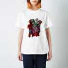 niboshiのロングヘアーの女の子 Regular Fit T-Shirt