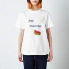 鸚哥ノ館のfreePalestine スタンダードTシャツ