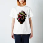 植物の絵師「洋子」の店の薔薇の花束 Regular Fit T-Shirt