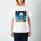 dou-douの宇宙と海の仲間たち スタンダードTシャツ