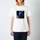 ZZRR12の「深夜の邂逅：猫耳の不思議な出会い」 Regular Fit T-Shirt