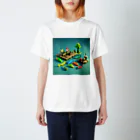 No Fishing No Life の釣り　LEGO？ スタンダードTシャツ