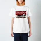No Fishing No Life の釣り　レトロテイスト1 Regular Fit T-Shirt