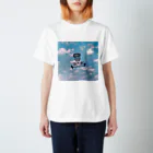 3tomo6's shopの常に前向きくん Regular Fit T-Shirt