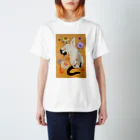 おちょぴの手鞠と猫 い Regular Fit T-Shirt