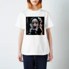 zhalyの銀髪ゴスロリ少女 スタンダードTシャツ