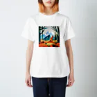 Hamatsukiのカンガルー（折り紙風アート） Regular Fit T-Shirt