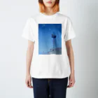 🌏🔩🌕🪐💫🌿の空と鉄塔A Regular Fit T-Shirt
