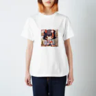 rina-suzuの新春の可愛い女の子 スタンダードTシャツ