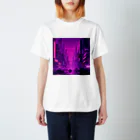 3tomo6's shopのpurple Regular Fit T-Shirt