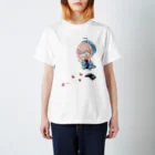 usabit.のぐっず屋さんのトマトぶちまけにゃこ師匠 Regular Fit T-Shirt