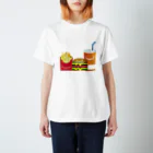 CelsiyのHAMBURGER_set Regular Fit T-Shirt