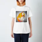 magnoliaのmagnolia drawing _ SUNANEKO Regular Fit T-Shirt