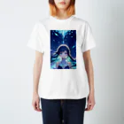 卯月なのかのCrystal Journey　〜美麗で神聖、どこか厳かな結晶の旅〜　No.1「Icicle」 Regular Fit T-Shirt