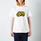 APPLEBeeの手描きゴールデンレトリーバー Regular Fit T-Shirt