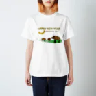 ジルトチッチのデザインボックスの2019亥年の猪のイラスト年賀状イノシシ Regular Fit T-Shirt