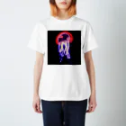 mmmzKのjellyfish_ネオン Regular Fit T-Shirt