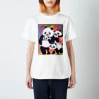 CuteInkoMunchのパンダの冒険 Regular Fit T-Shirt