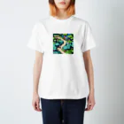 みずいろのうさぎの白うさぎ　アドベンチャー Regular Fit T-Shirt