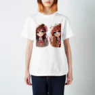 ＣＨＡＮＣＨＩ♪の制服少女アイドルユニットTwin スタンダードTシャツ