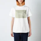 rilybiiのnemutai *plaster cream *milky green yellow スタンダードTシャツ