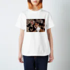 LISPの哀愁の猫ちゃん Regular Fit T-Shirt