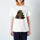 Yuno@Newtの大福イモリピラミッドTシャツ（文字なし） スタンダードTシャツ
