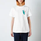 ゆるきもピンクのムダにびきゃくな兎 Regular Fit T-Shirt