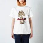 シンプル展の嘘兎 Regular Fit T-Shirt