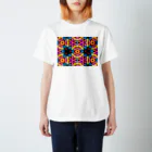 植物曼荼羅屋～Plant Mandala～のカラフル Regular Fit T-Shirt