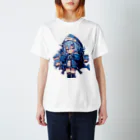 honoka_tのサメフードの美少女 スタンダードTシャツ