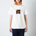 Illustrator Factoryの猫の寝顔 Regular Fit T-Shirt