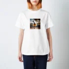 PATANOのバレリーナきりんちゃん Regular Fit T-Shirt