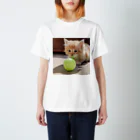 SkyBlueのもふもふな子猫 Regular Fit T-Shirt