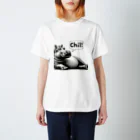 momoRockのデッサンタッチ カバ(Chil) Regular Fit T-Shirt