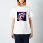 宇宙猫ファクトリーの宇宙犬グッズ 2号 Regular Fit T-Shirt