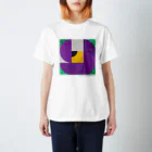 MFSFの"Flower" y-purple スタンダードTシャツ