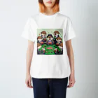 ぴーすけ🃏【ポーカーグッズ】のカワウソポーカー Regular Fit T-Shirt