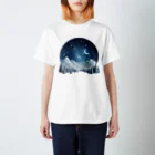 JUPITERの幻想的な冬の夜 スタンダードTシャツ