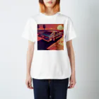 pari2のサンセットカー　ドット Regular Fit T-Shirt