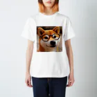 ANTARESのメガネ柴犬 Regular Fit T-Shirt